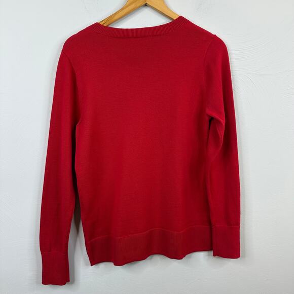 Time and Tru Red "Love Always" Valentine’s Day Sweater - Picture 7 of 8